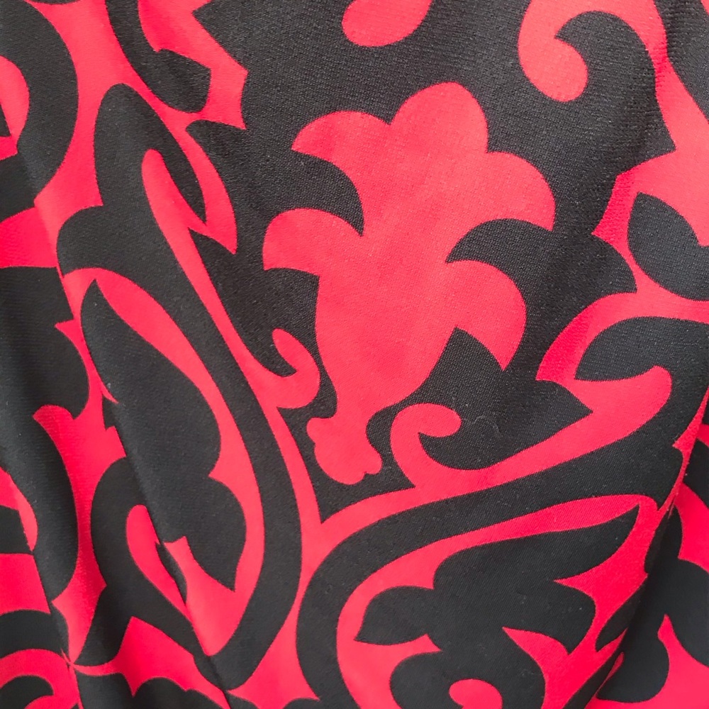 Tiana B red and black dress XLP - Picture 2 of 3